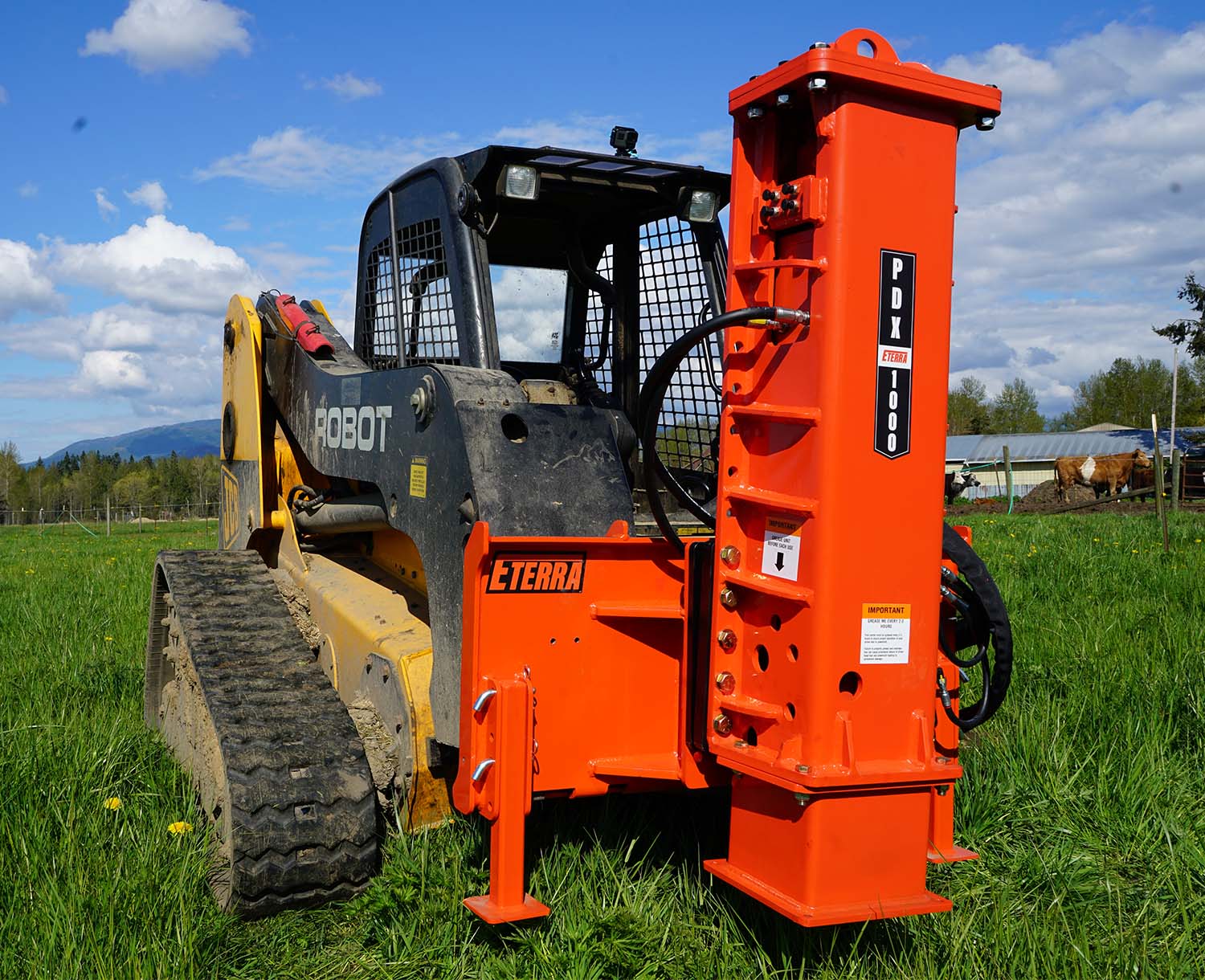 Skid Steer Post Driver