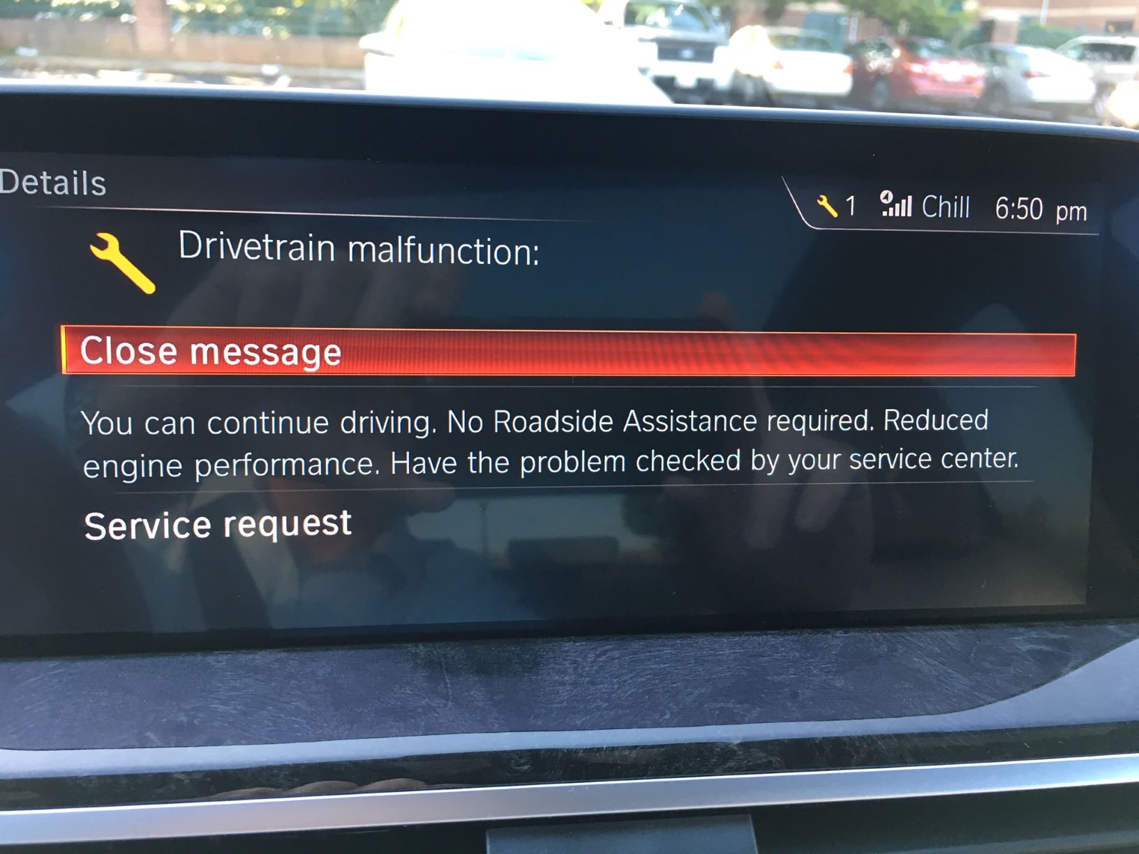 Drive Train Malfunction