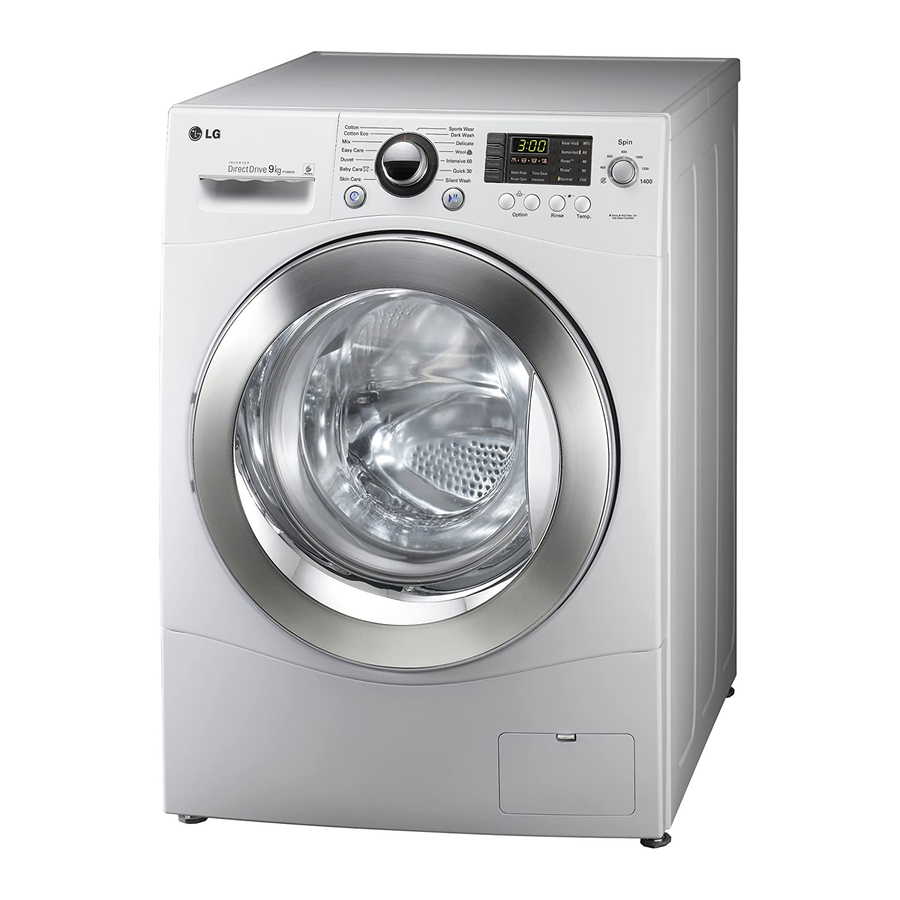 LG Inverter Direct Drive Washer Manual